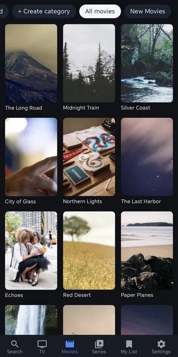 Movies on a phone